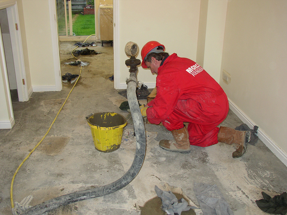 Floor slab stabilisation